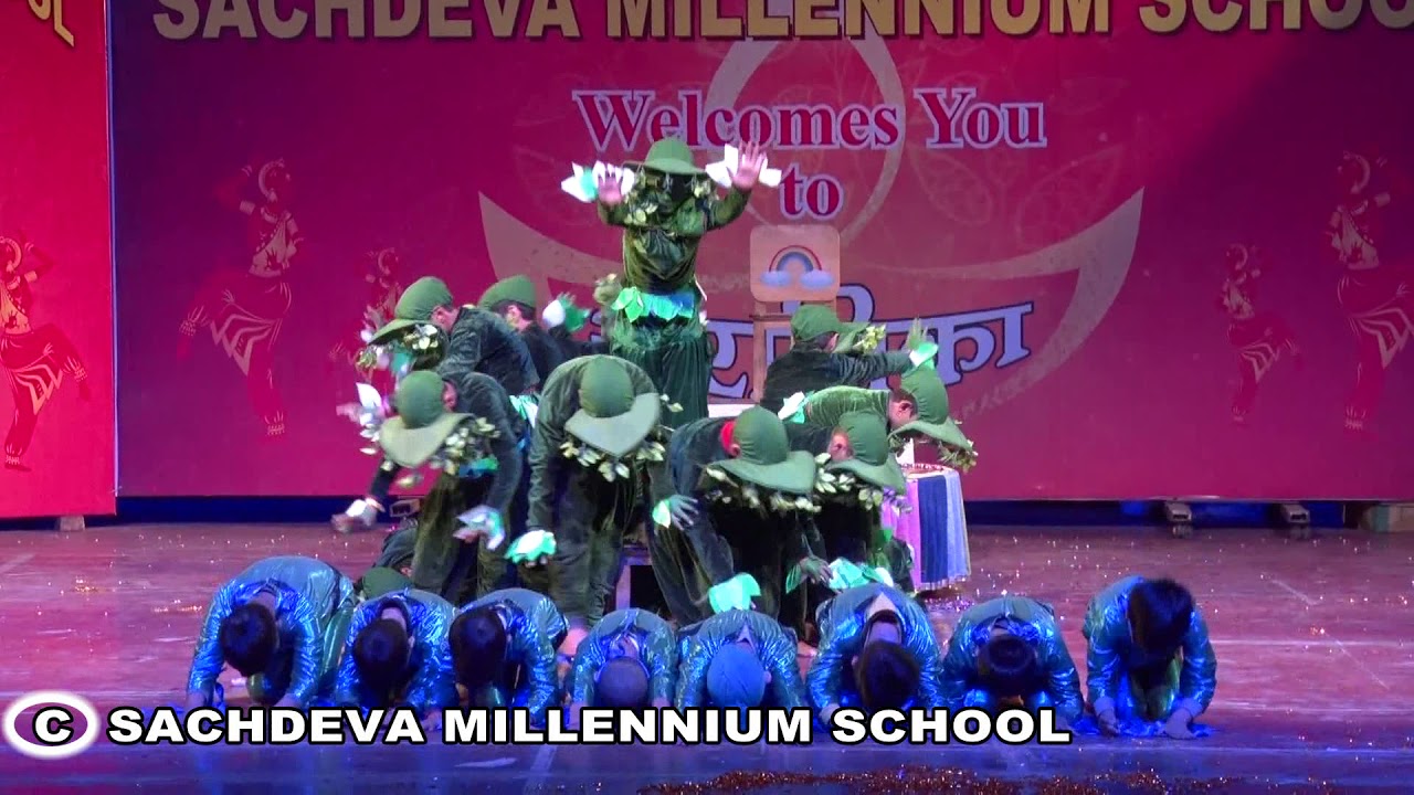 Performance on Save trees by the students of Class 1 & 2 (2018) - YouTube
