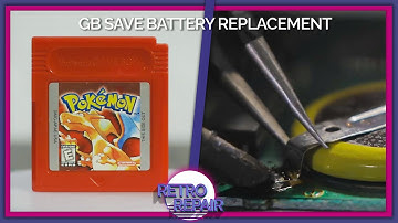Changing the Save Battery in a Game Boy Game Cartridge