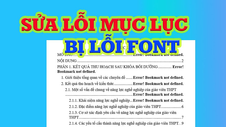 Cách khắc phục lỗi phông chữ trong htkk năm 2024