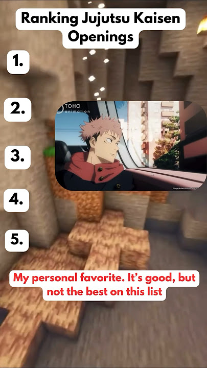Download lagu RANKING JJK OPENINGS #jjk #jujutsukaisen #satorugojo