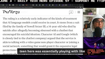 AI character chatbot have protected speech