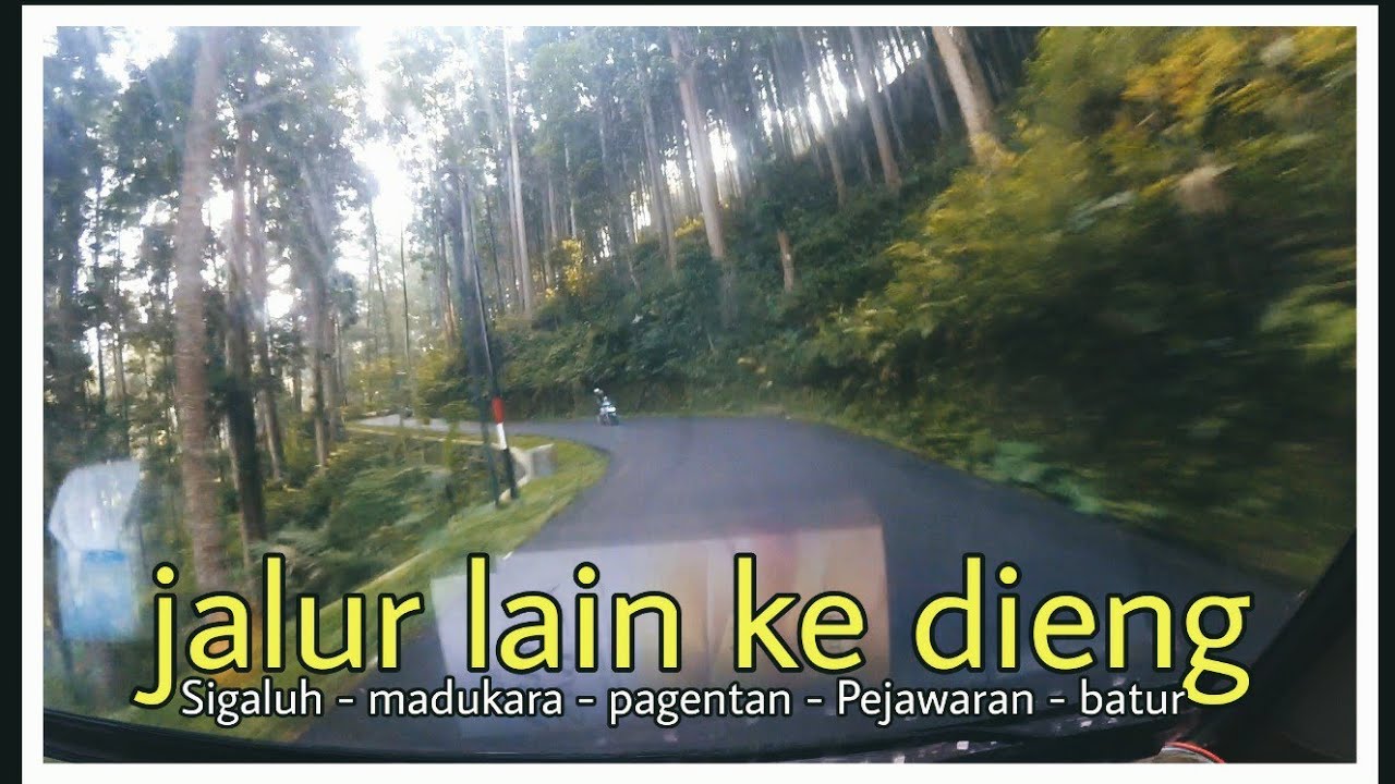 Alternatif menuju Dieng dari banjarnegara | via madukara