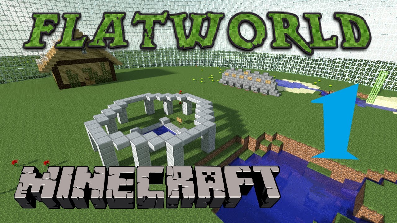 Minecraft: FlatWorld Survival Map - Part 1 - With Connor - YouTube