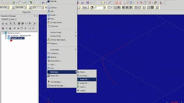 Mastercam X5 Tutorial - Swept 2-D