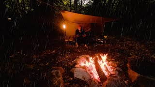 Akarsu Kenarında Tek Başına Kamp - Yağmur - Çakallar - Konuşan Mantarlar