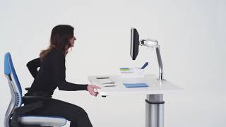 Airtouch Height Adjustable Table: User Adjustment Video