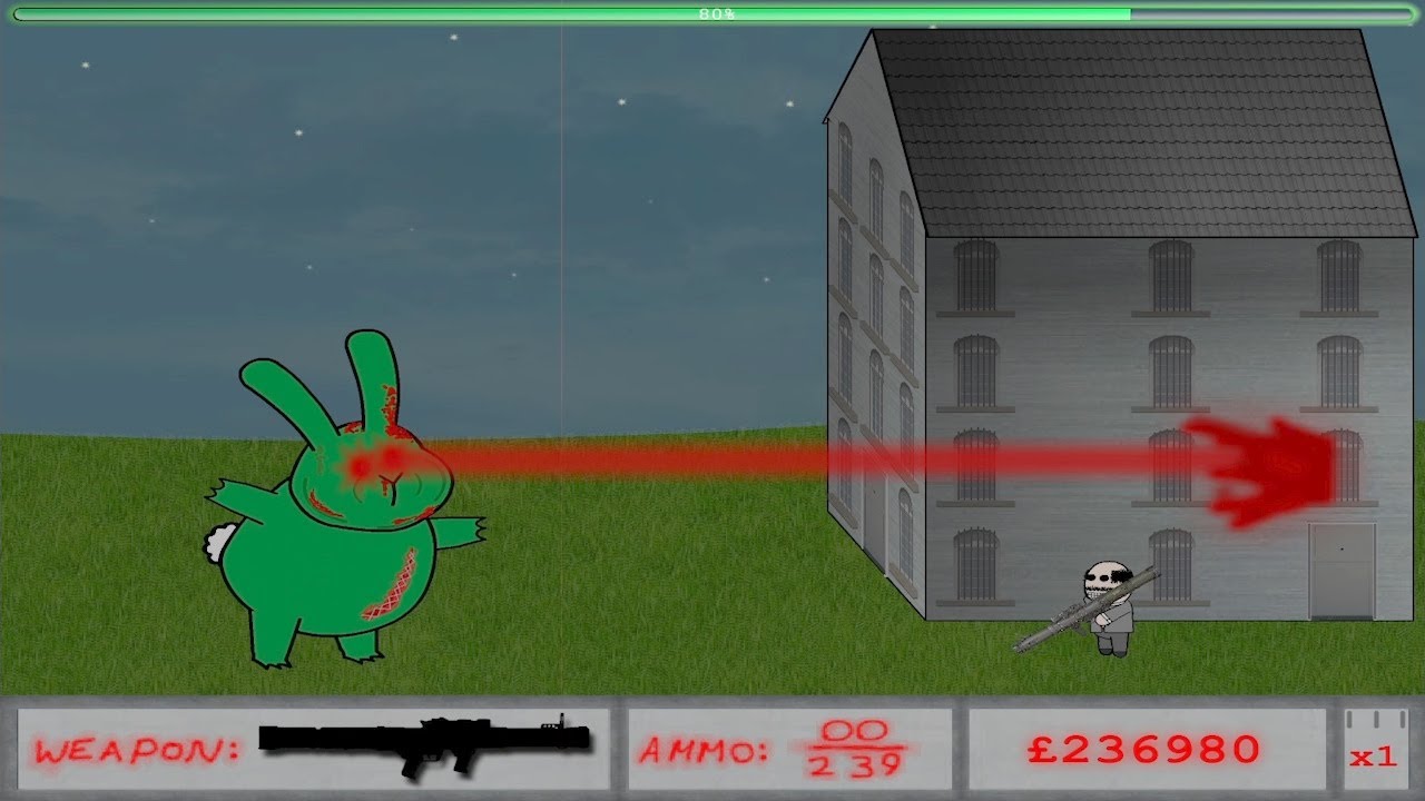 Bunny Invasion Flash Game - YouTube