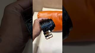 Black Patent Baby Croco Belt  To Order Whatsapp 91 7428586112 9805996255