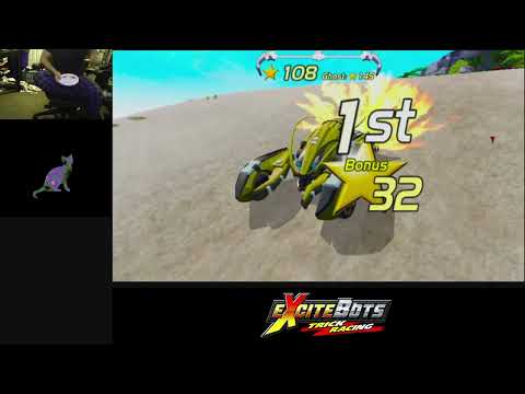 Excitebots Speedrun: School Fiji - B Rank in 2:01.5