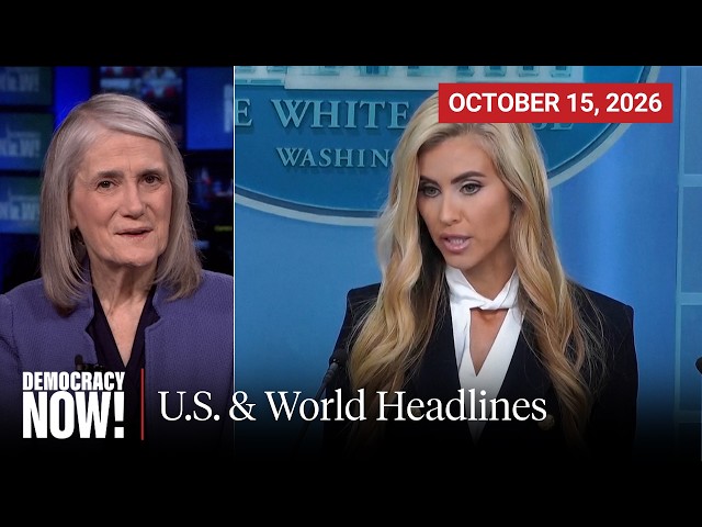 Top U.S. & World Headlines — October 15, 2026