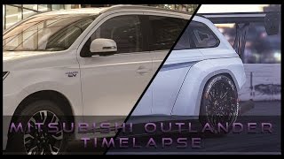 PART 2 | Virtual Tuning Mitsubishi Outlander Time Attack Edition | Time lapse video