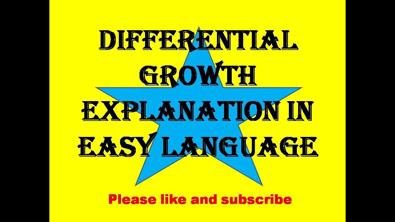 DIFFERENTIAL GROWTH - YouTube