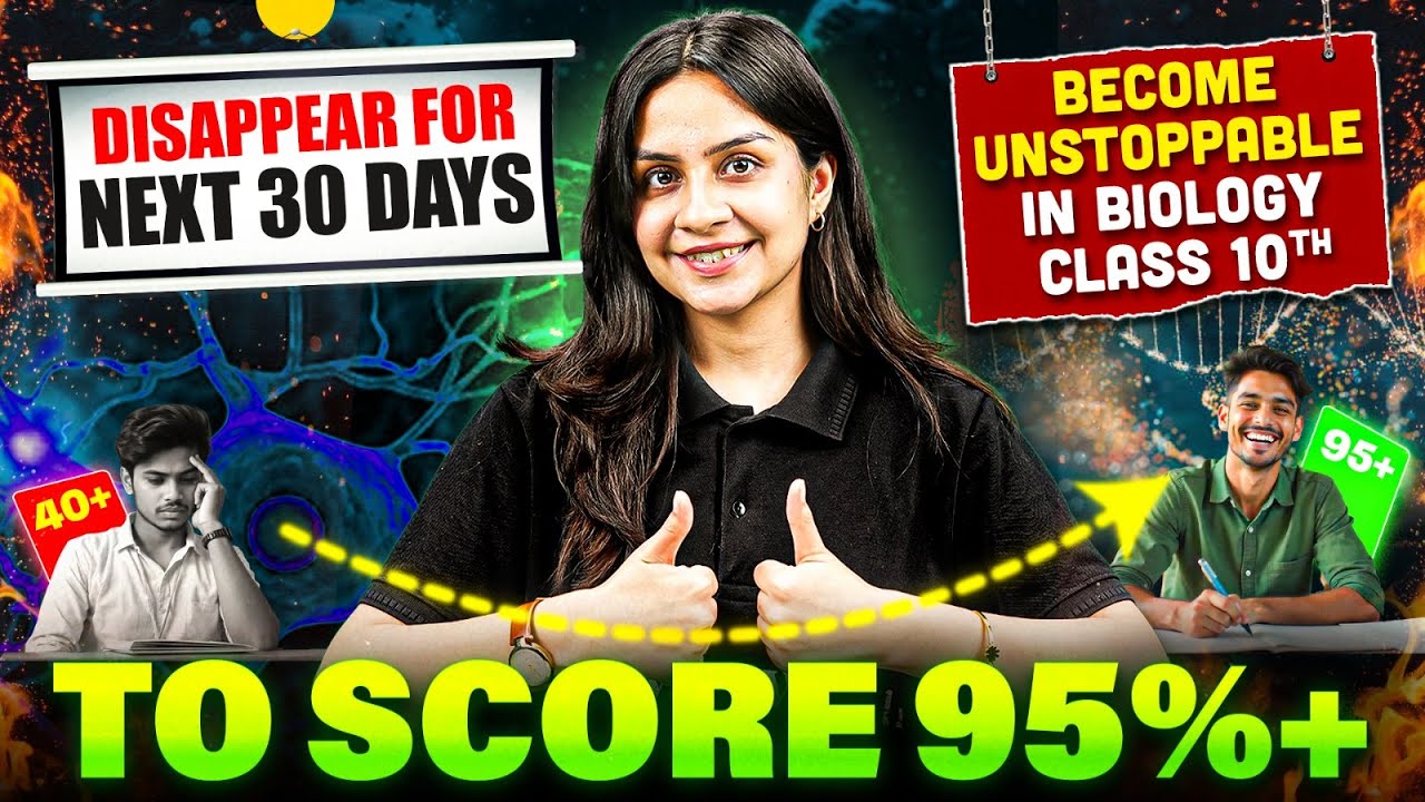 From 40+ to Score 95+ in Biology 🚀 | Powerful Class 10 Board Tips