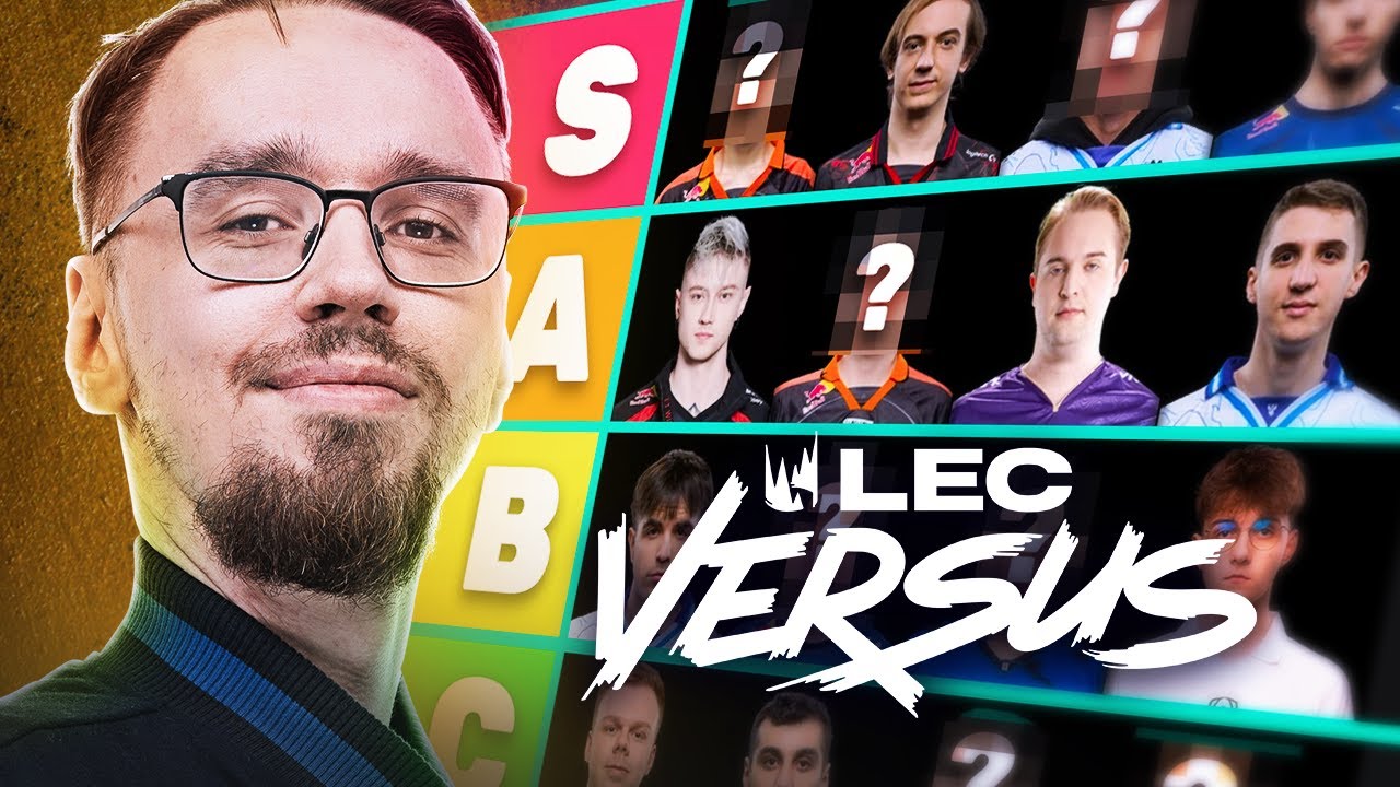 TIER LISTA GRACZY I DRUŻYN W LEC!