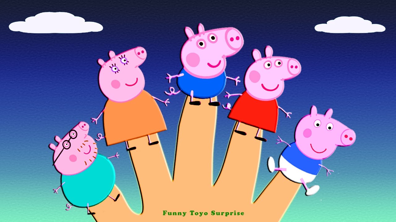 Peppa Pig and the Finger Family 🐷 Peppa Pig Official Channel Family Kids  Cartoons 