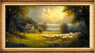 Timeless Tranquil Country Scene Art | Framed Art Screensaver | TV Wallpaper | 4K Visual