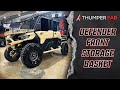 Add Storage to your Can-Am with the Defender Hood Rack by Thumper Fab