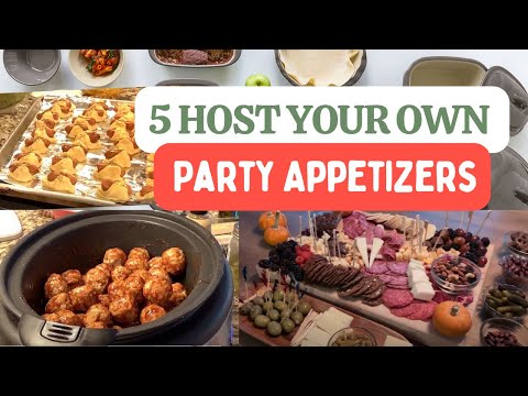 5 EASY APPETIZERS To Make For Your Next Party | Party Plan & Prep