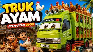 Truk Ayam Warna Warni 🚚🐔| Lagu Anak Terbaru & Ceria - Nduk Qira