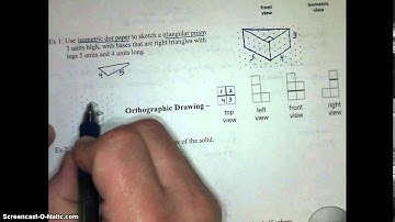 Lesson 12.1 Representing 3D Figures Video Notes