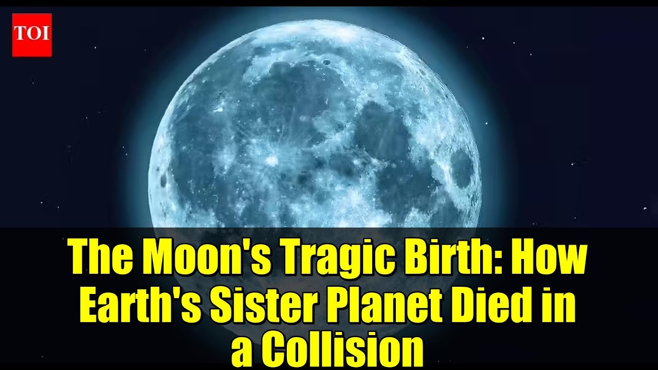 The Moon's Tragic Birth: How Earth's Sister Planet Died in a Collision