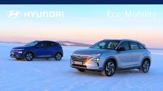 Hyundai Kona Electric & NEXO - Cold Weather Test