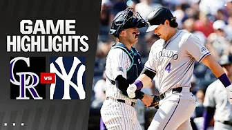 Rockies vs. Yankees Game Highlights (8/24/24) | MLB Highlights thumbnail