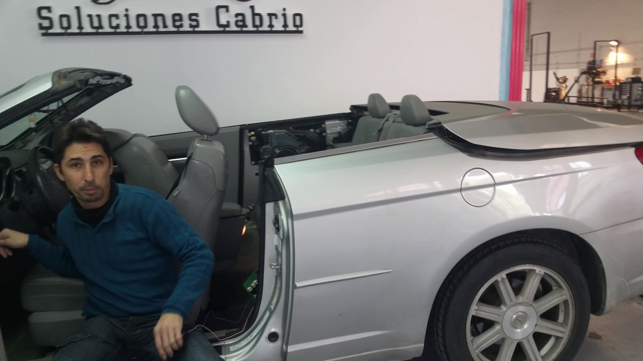 Chrysler sebring cabrio capota instalación instrucciones EBA