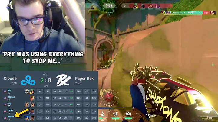 C9 Zellsis On Why He Was Bottom Fragging On C9 Vs PRX Match In VCT