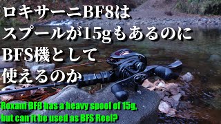 【渓流ベイト】ロキサーニBF8はスプールが15gもあるのになぜ渓流で使えるのか【ROXANI BF8】