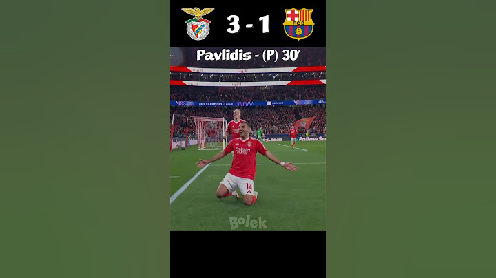Last Minute Goals Change Everything! Benfica - Barcelona