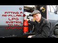 Fitting a Refillable Gas System to my van.