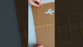 Crisscross / Secret Belgian Bookbinding (Invented by Anne Goy) #shorts