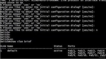 135 VTP 6 CRN Lab  Fully Initializing The Switch
