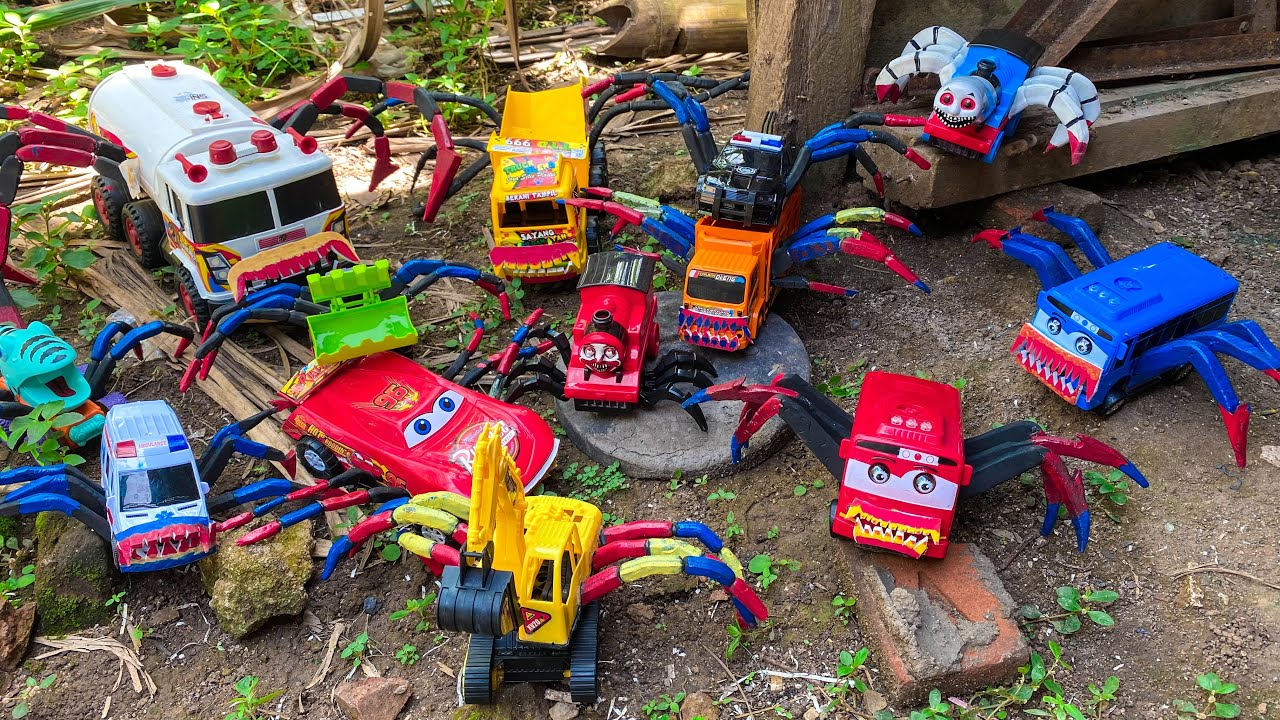 Upgrade RC LIGHTNING MCQUEEN EATER Monster Percy Spider, Monster Mcquee, Tung tung sahur