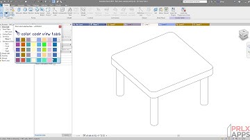Prlx Apps - Color Code Revit 2019 View Tabs