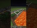 Minecraft Lava Bridge 😱 (はいよろこんで)#shorts #minecraft