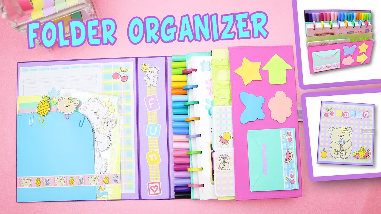 Unicorn 🦄 Desk Organizer from Cardstock - Paper Organizer