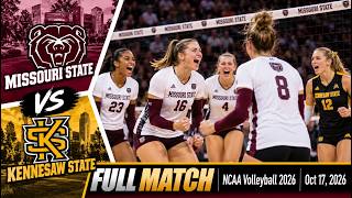 Missouri State vs Kennesaw State FULL MATCH | NCAA Volleyball 2026 | Oct 17, 2026