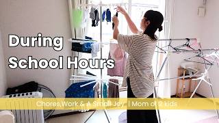 【Daily Life in Japan】My Day During School Hours | Work, Chores & A Small Joy