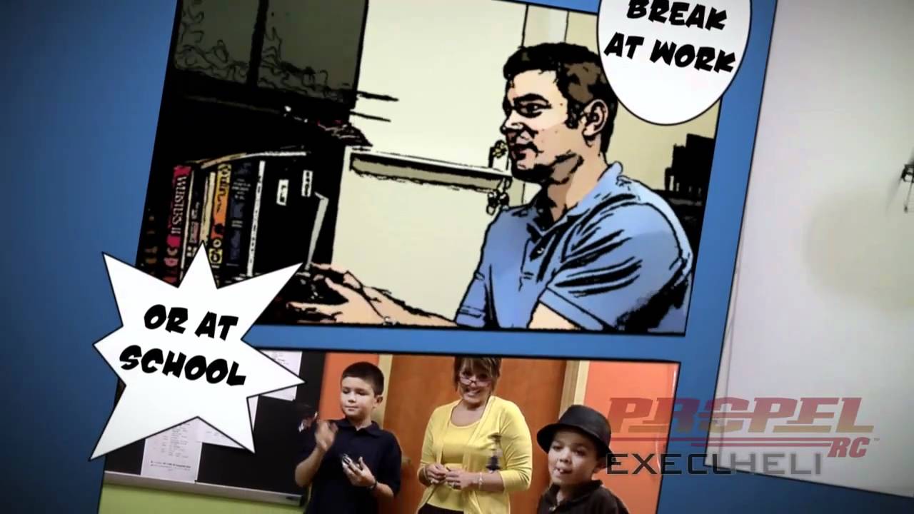 Propel RC "Comic" ExecuCopter, Produced by IMIGpro