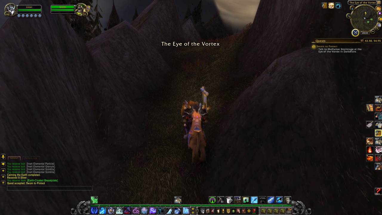 Sworn To Protect Quest ID 13585 Playthrough Darkshore