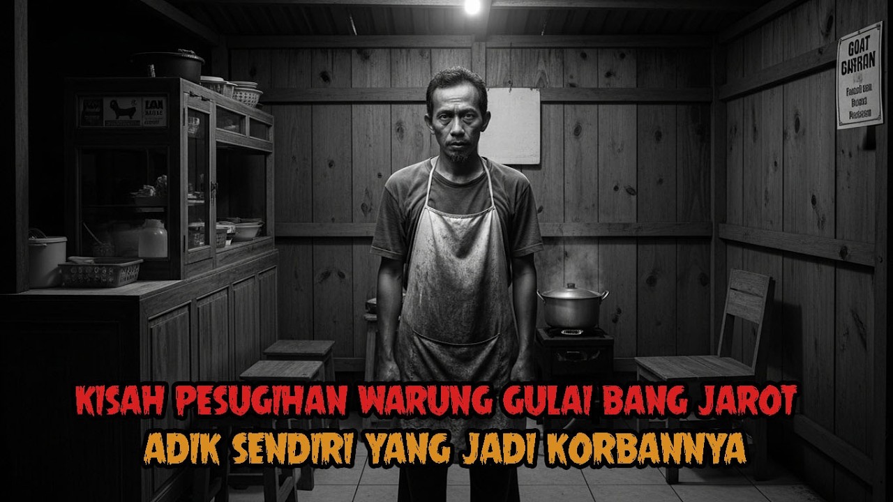 PESUGIHAN WARUNG GULAI BANG JAROT, ADIK SENDIRI YANG JADI KORBANNYA.