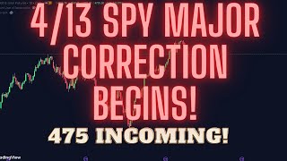 4/13 SPY/SPX Major Correction Has Begun