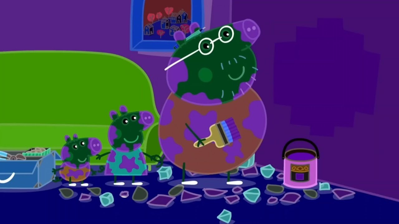 Peppa and George got painted  ( effects compilation sponsored by Preview 2 effects 