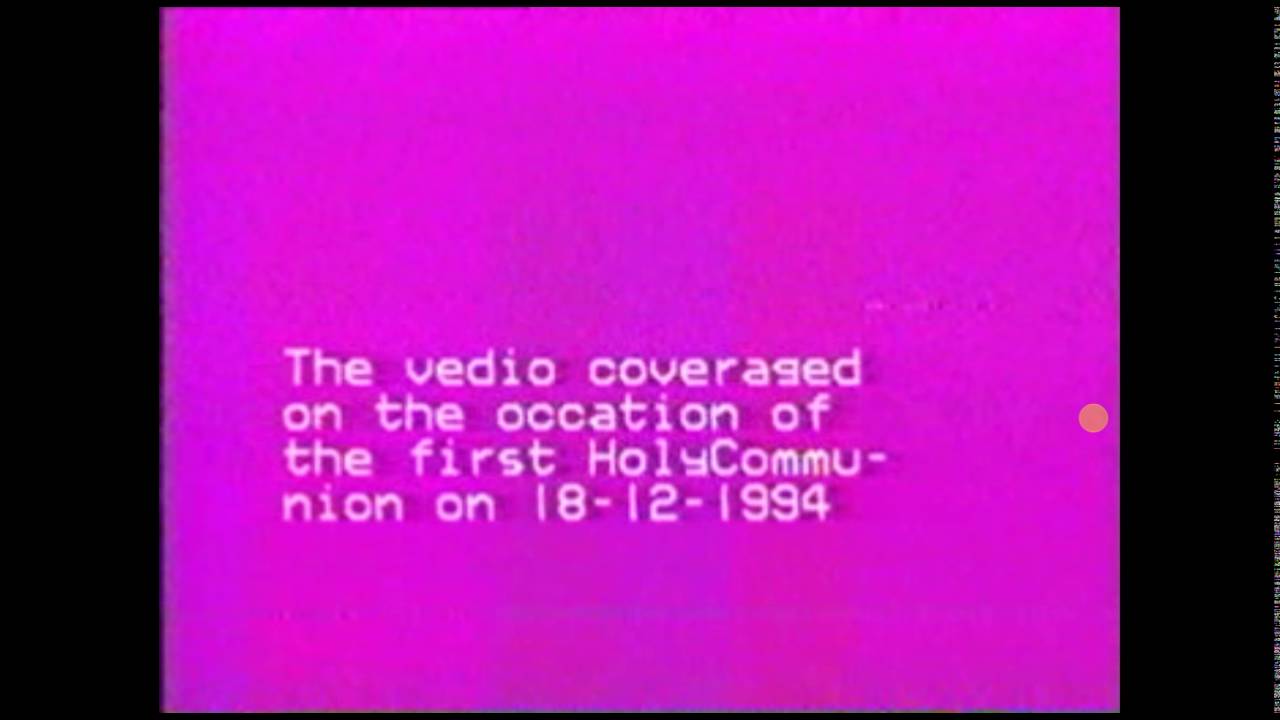 SPC 1994 Holy Communion - Teaser