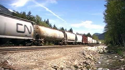 Classical Railroad Video of BNSF Scenic Subdivision