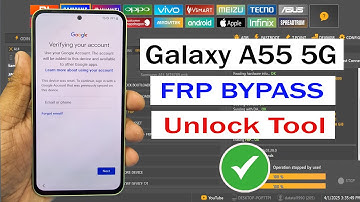 Samsung Galaxy A55 5G SM A556F FRP Bypass Unlock Google Account remove ✅