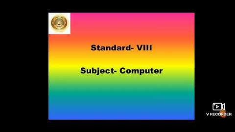 STD- VIII Sub: Computer Les 6. Printing and publishing a presentation. (video 1) Date : 5-12-2020