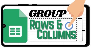 Group Rows and Columns in Google Sheets Mobile (Collapse and Expand)